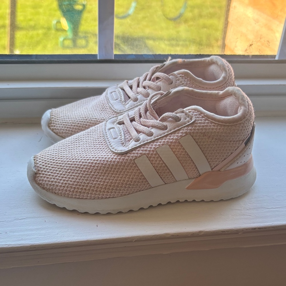 Adidas Kids Light Pink Sneakers